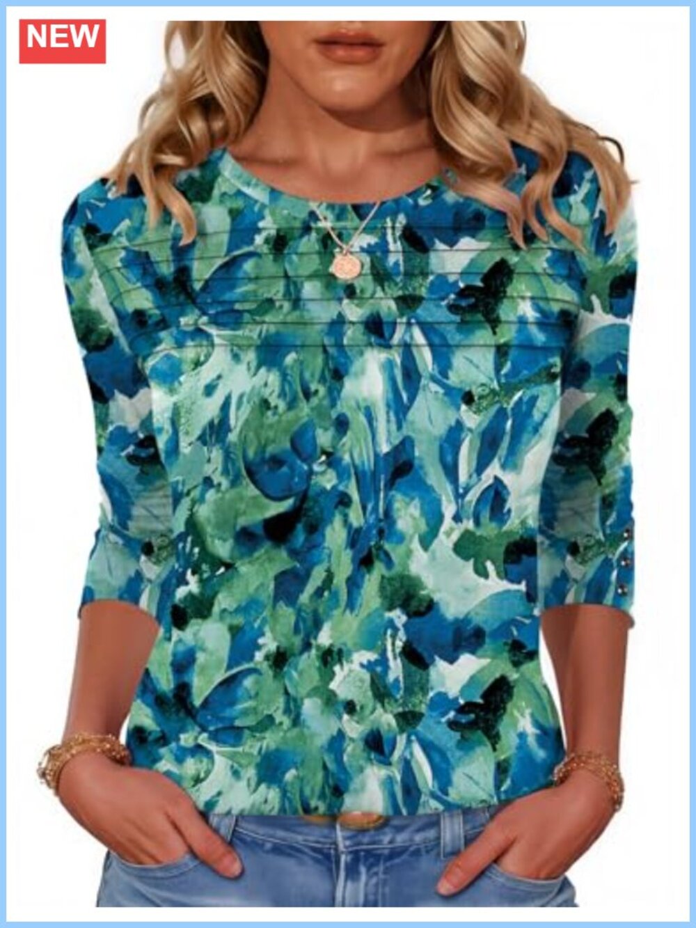 Women's Long Sleeve Pleated Blouse Casual Dressy Fall Top